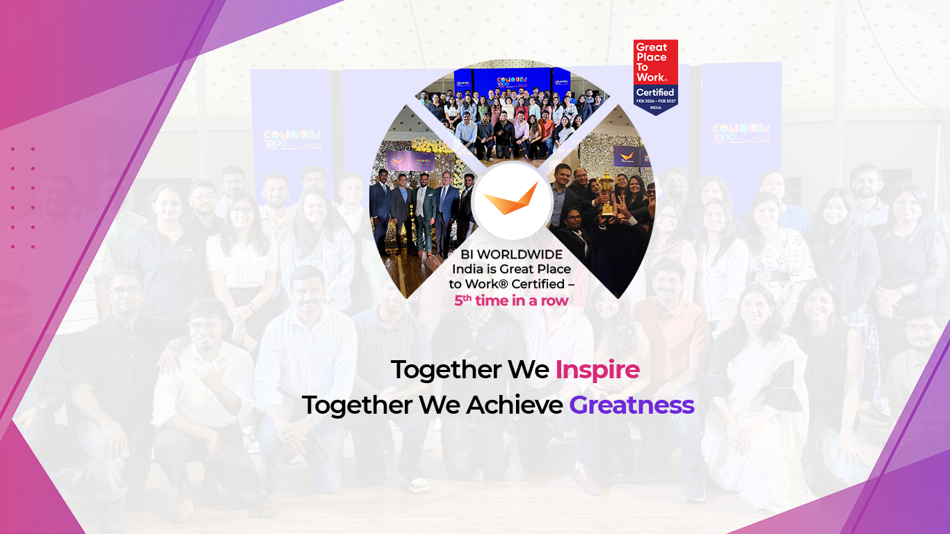 BI WORLDWIDE India is Great Place to Work® Certified™, Fifth Time in a Row